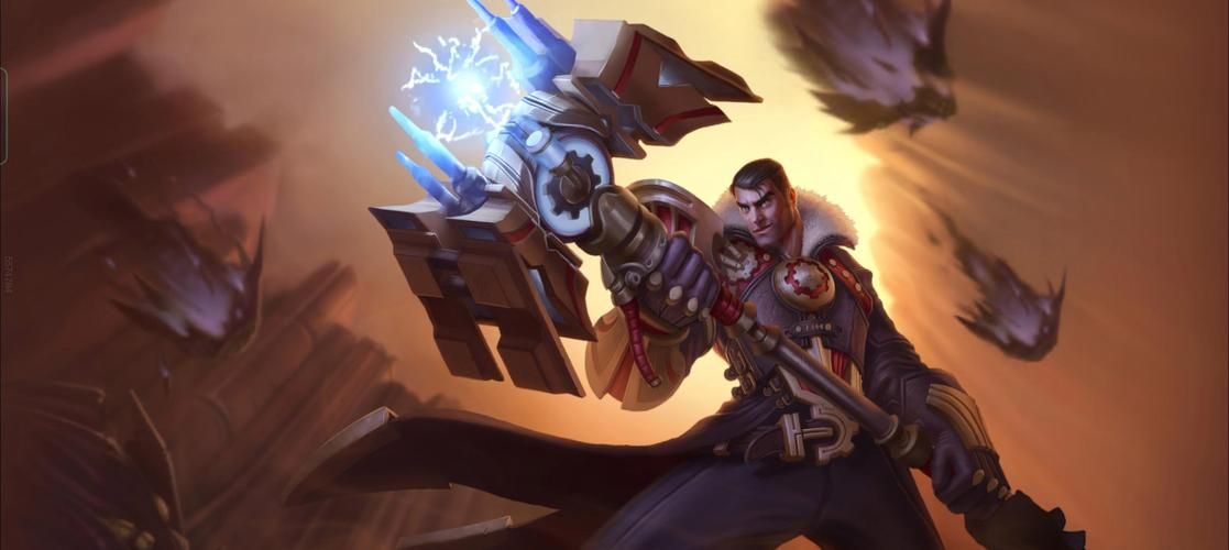 杰斯光明之锤皮肤原画,造型变换特效简单?