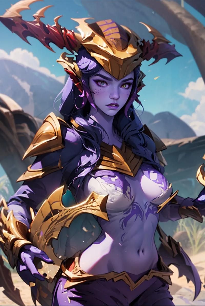 LOL希瓦娜背景故事：龙血武姬的传奇