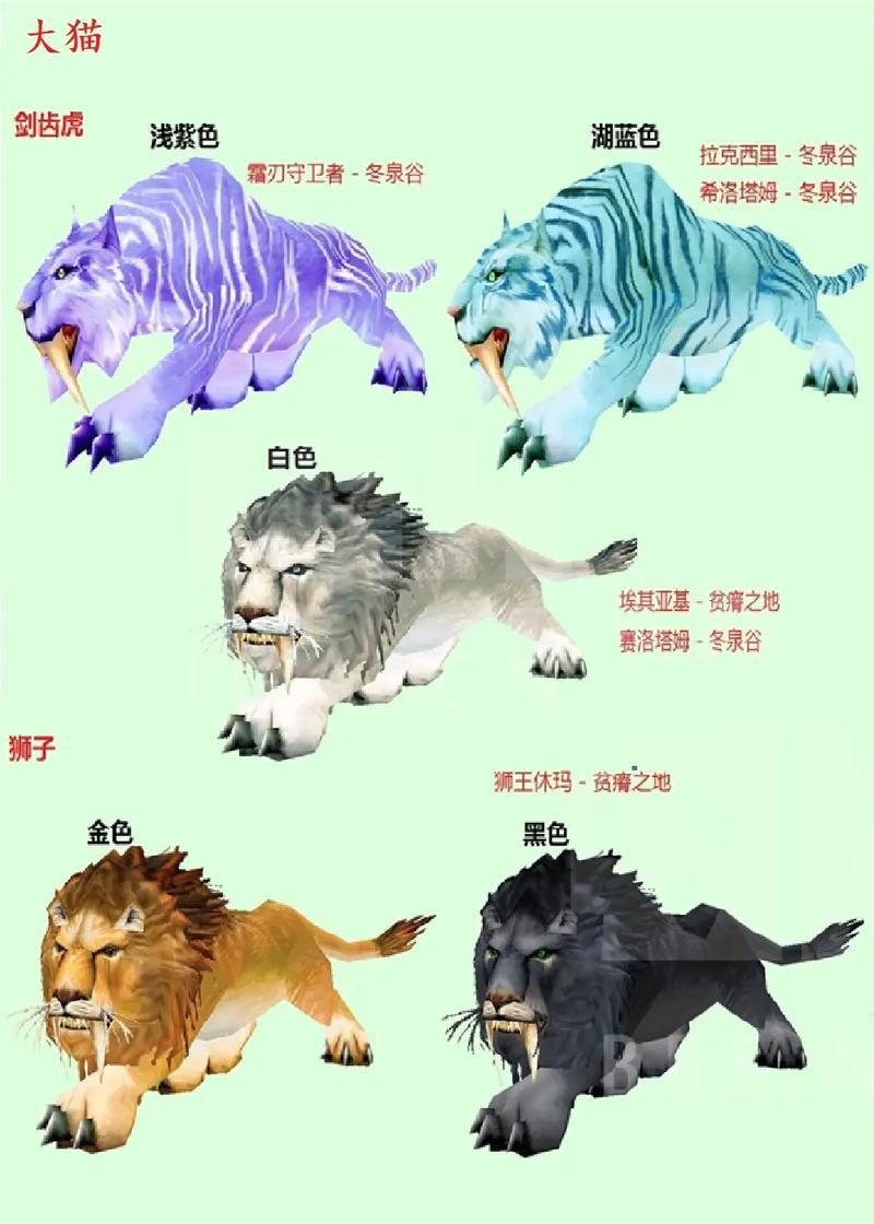 魔兽猎人宝宝图鉴：所有可驯服宠物一览及属性详解