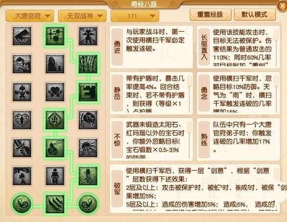 大唐官府加点：4力1敏，速度制胜！