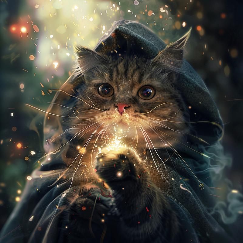 魔法猫大冒险:可爱猫咪,魔法冒险!