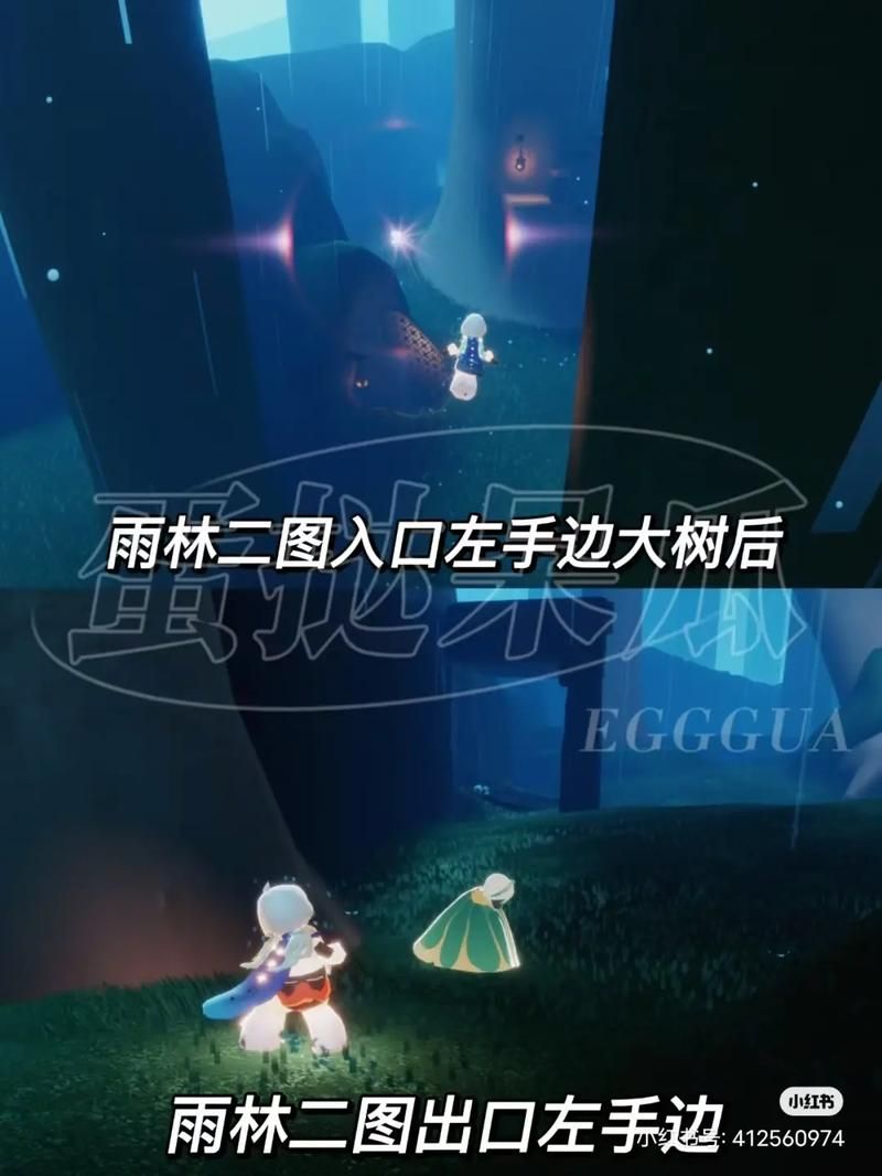 光遇雨伞先祖藏在哪?超简单雨林地图寻宝攻略