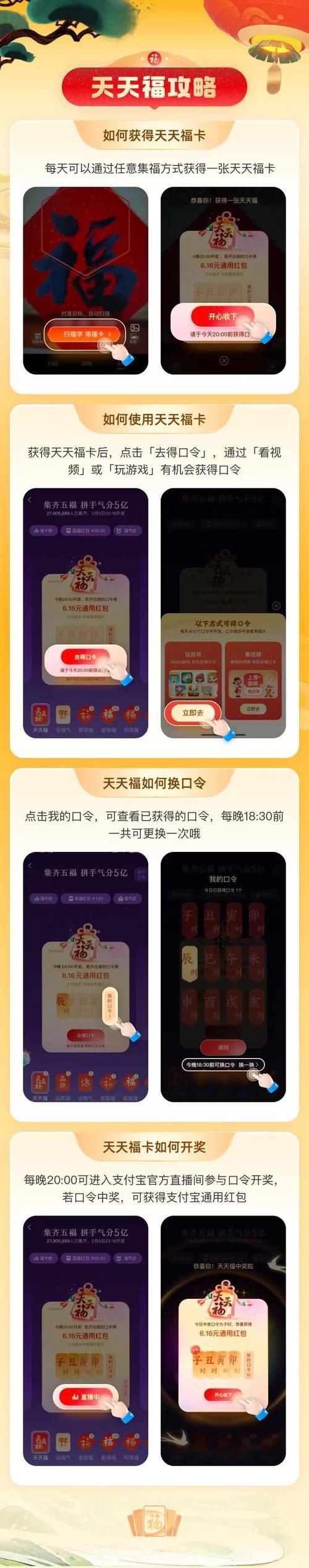 支付宝福卡活动玩法详解：轻松瓜分亿元红包！