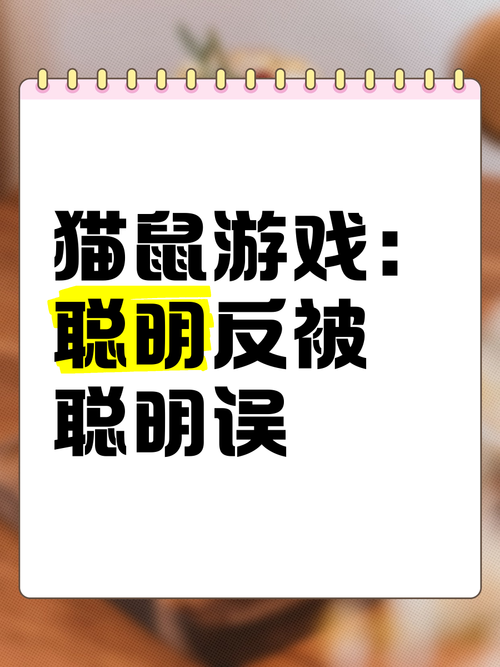 猫鼠游戏解析大揭秘，你看懂了吗？