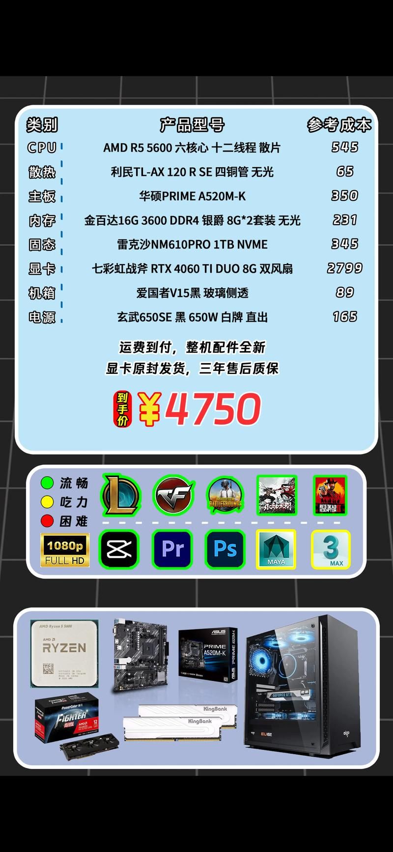 玩游戏买什么电脑好？这些配置让你畅玩3A！