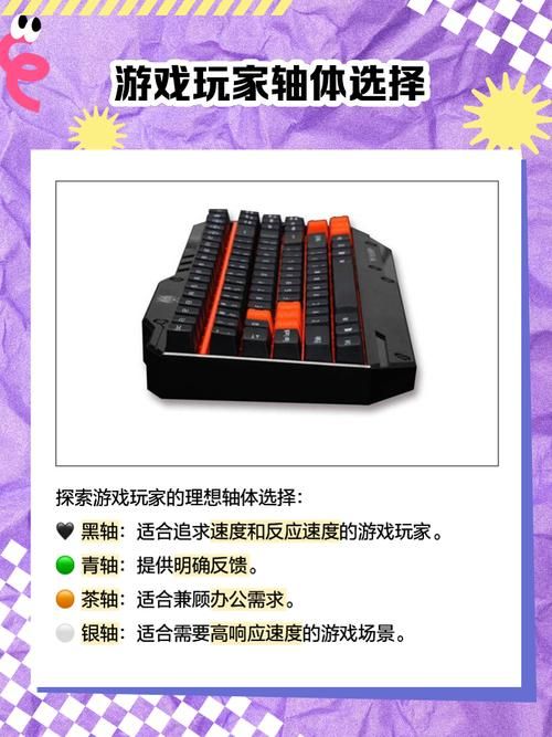 玩游戏用什么轴的机械键盘好?不同轴体优缺点分析!