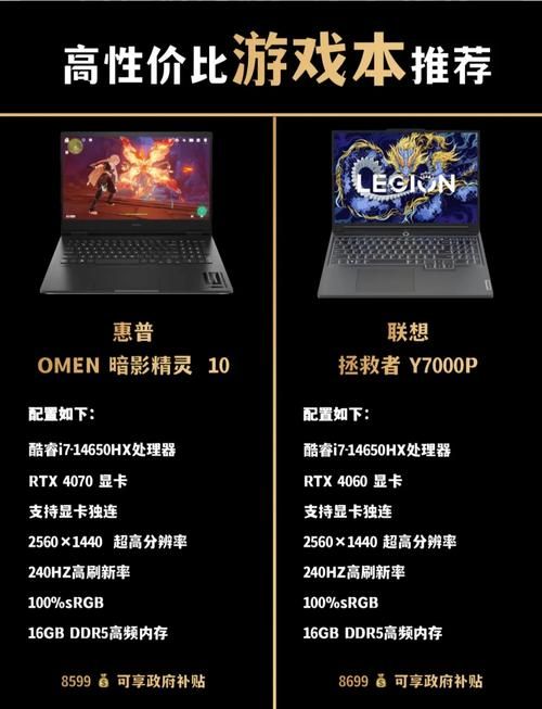 玩游戏笔记本电脑性价比排行：2024年高性价比游戏本推荐！