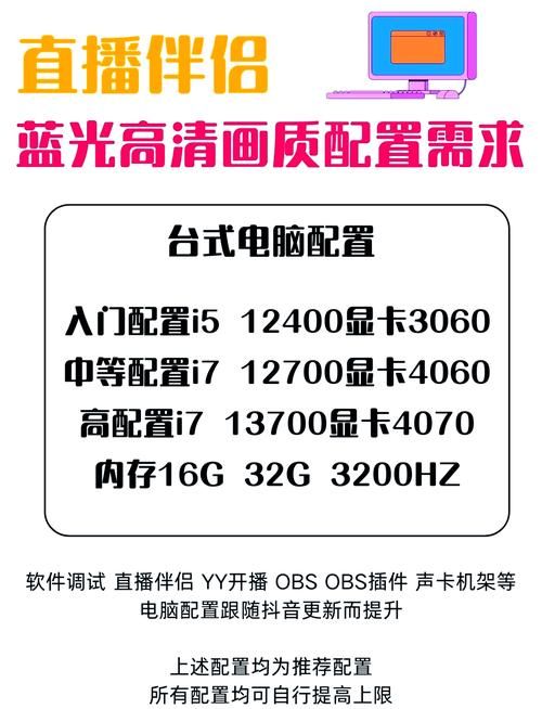 电脑直播游戏需要什么配置？看完这篇就懂了！