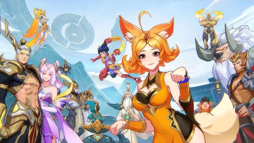 画面操作很像王者荣耀的游戏，体验不一样的MOBA！