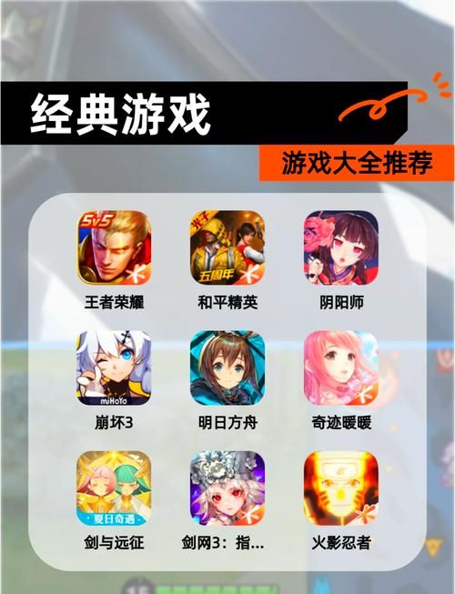 盘点我喜欢的游戏是什么，个个都是经典必玩！