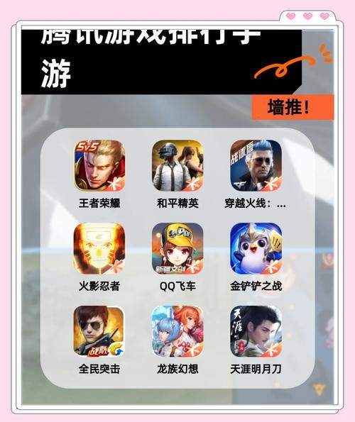 腾讯游戏大全下载安装，畅玩各种类型的手游！