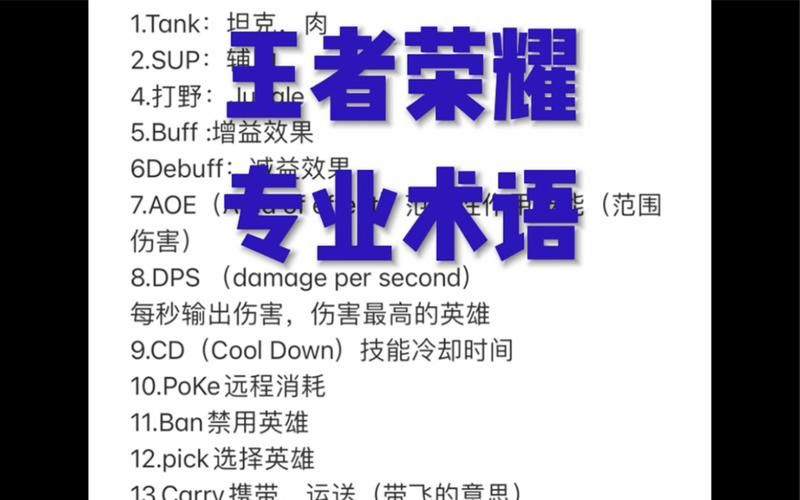 还在搜王者荣耀游戏英文名?这里有标准答案!