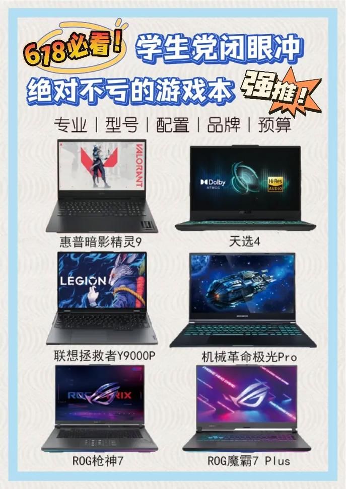 还在纠结什么游戏笔记本最好?这几款闭眼入不亏!