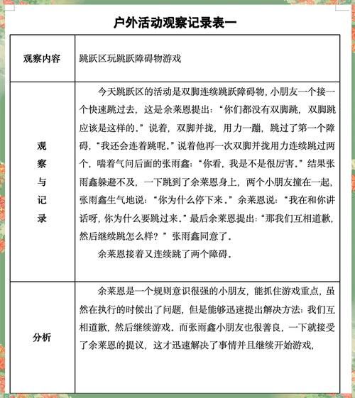 适合中班的户外活动游戏名称，简单又好玩！