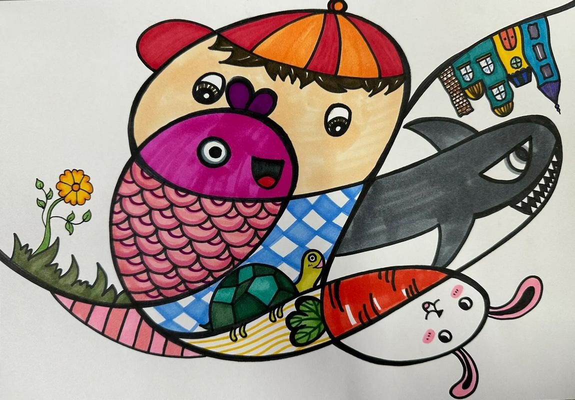 适合幼儿园的游戏画，激发孩子创造力的绘画素材！