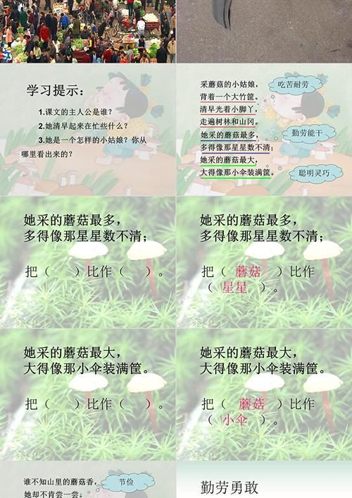 采蘑菇游戏教案哪里找？这几个网站模板多！