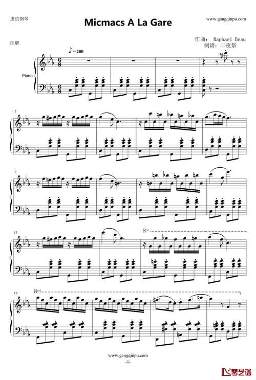 键盘游戏钢琴曲难不难？适合新手的入门级曲谱！