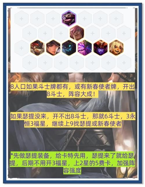 8斗士阵容怎么玩高胜率阵容搭配指南