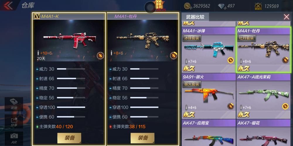 cf最新永久武器推荐 这几把枪械必入手