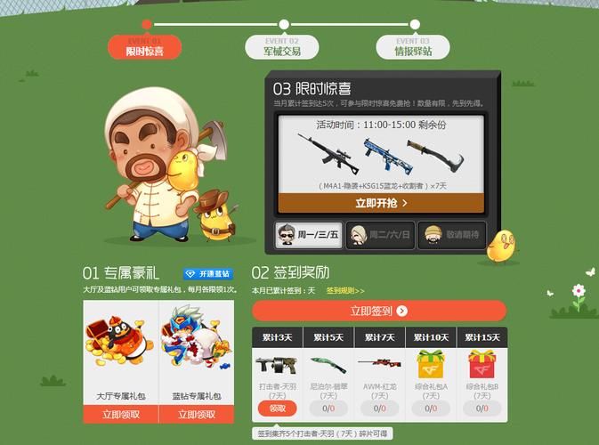 cf蓝钻活动专区最新福利领取攻略来了