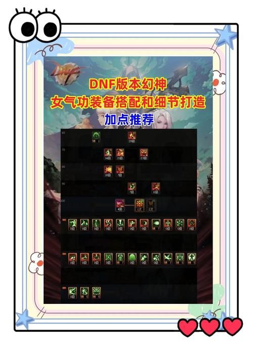 dnf女街霸技能加点 新手快速上手教程