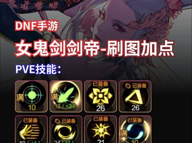 dnf女鬼剑剑豪加点推荐 最新技能搭配攻略分享