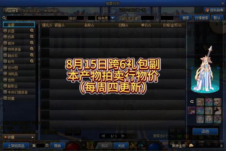 dnf怎么卖东西最方便 拍卖行使用指南