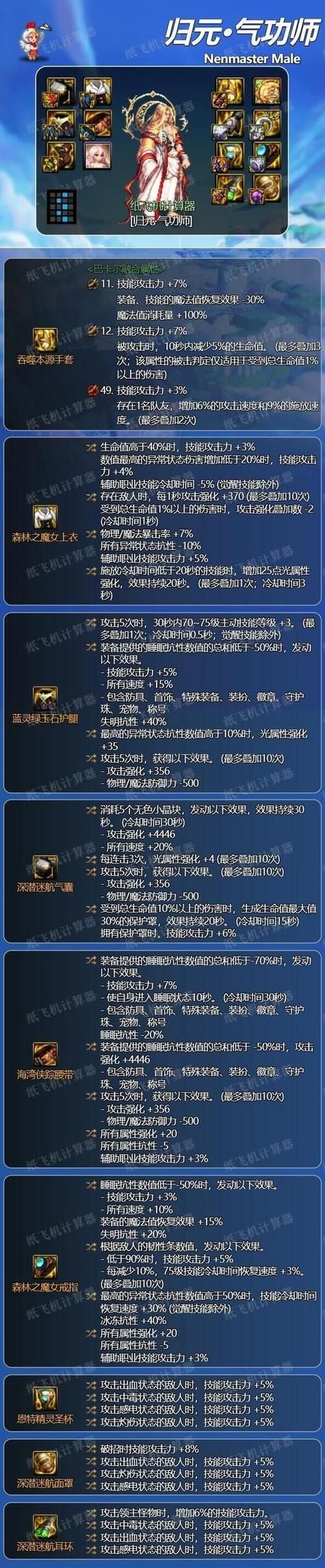 dnf男气功觉醒技能详解 教你如何玩转男气功觉醒