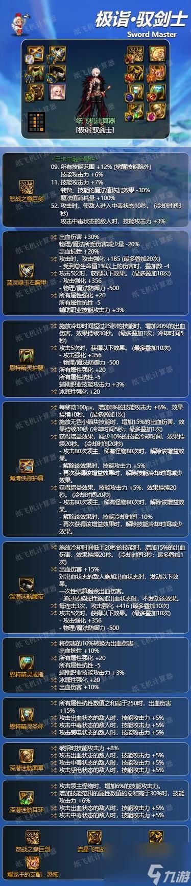 dnf驭剑士pk加点推荐 这样加点伤害爆炸