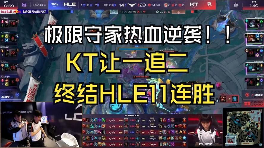 kt战队lol比赛视频集锦与精彩操作