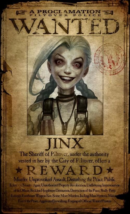 lol jinx背景故事 暴走萝莉的疯狂人生