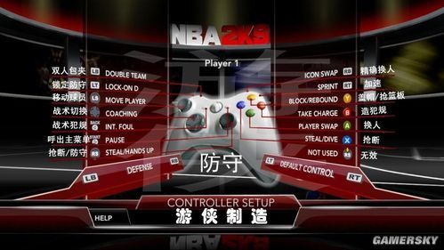 NBA2K9操作指南 教你如何快速掌握游戏按键
