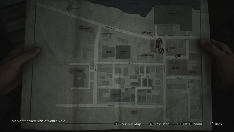 psp寂静岭攻略指南 全道具收集路线图解