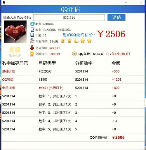 qq号码价值评估技巧 简单几步算出你的qq号值多少
