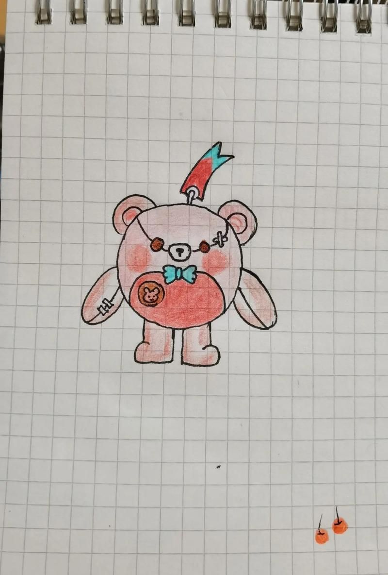 qq红包熊怎么画 简单几步教你画可爱红包熊