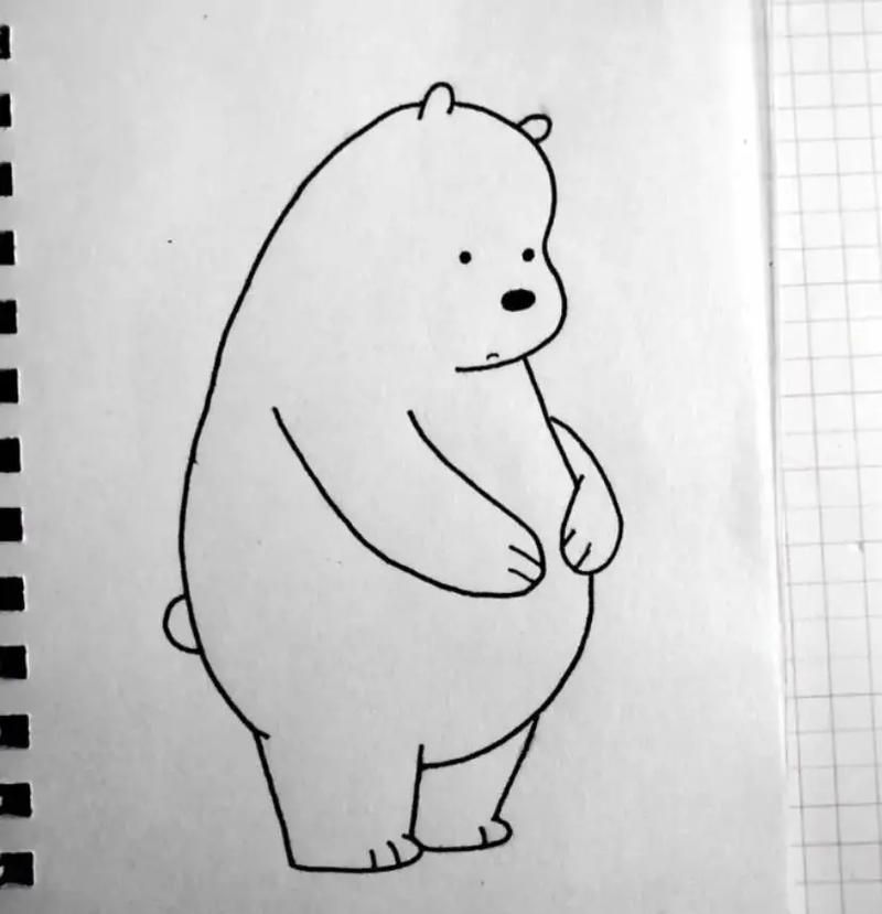 qq红包熊怎么画 简单几步教你画可爱红包熊