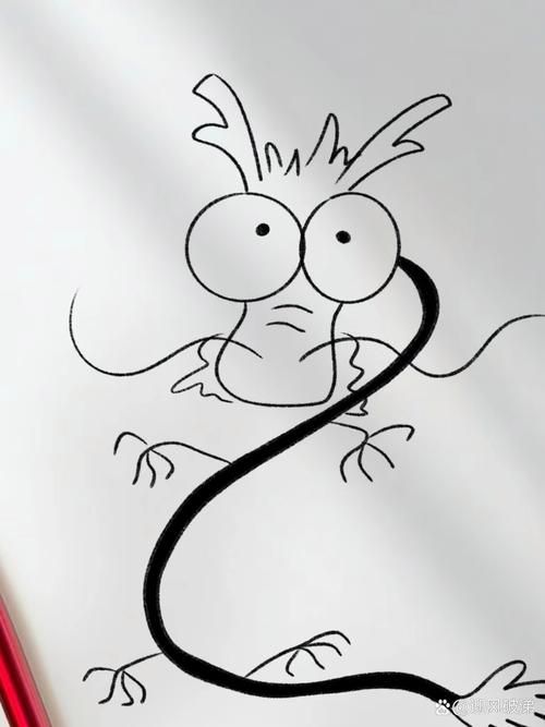 Qq红包龙怎么画 新手也能学会的绘画教程