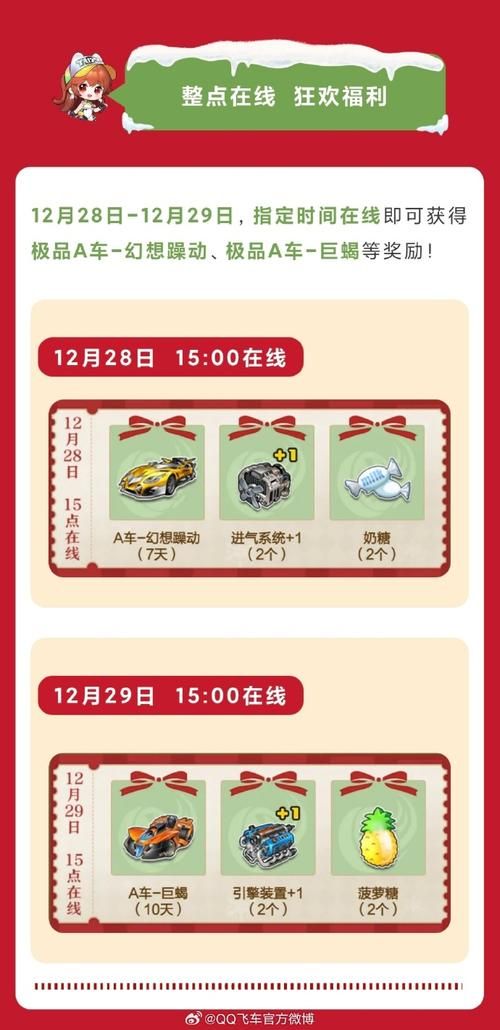 qq飞车幸福清泉限时活动 快来参与赢取好礼