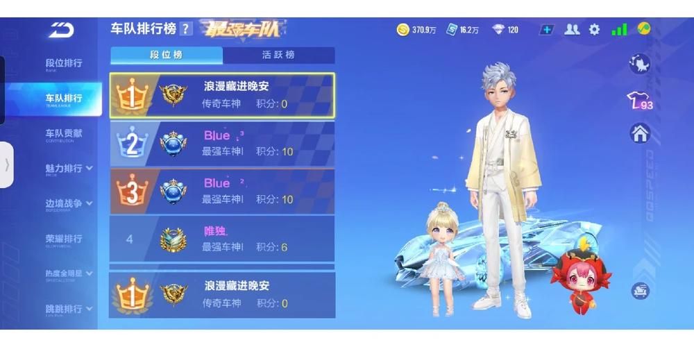 qq飞车车队贵族和普通车队区别 贵族车队优势解析