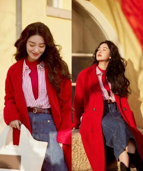 redscarf怎么搭配 红色围巾的时尚穿搭技巧分享