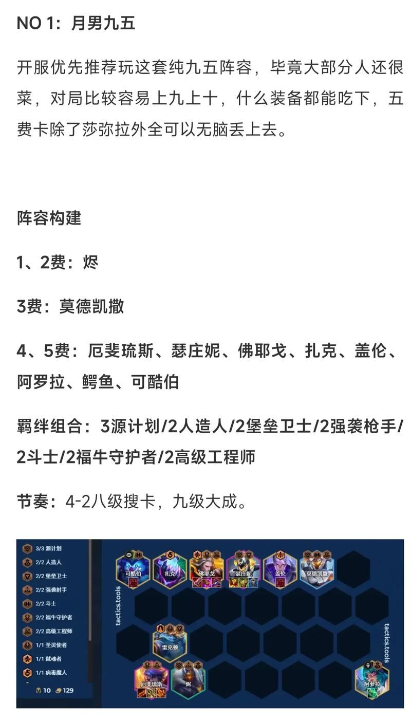 s4云顶之弈阵容推荐 这几个强势组合轻松上分