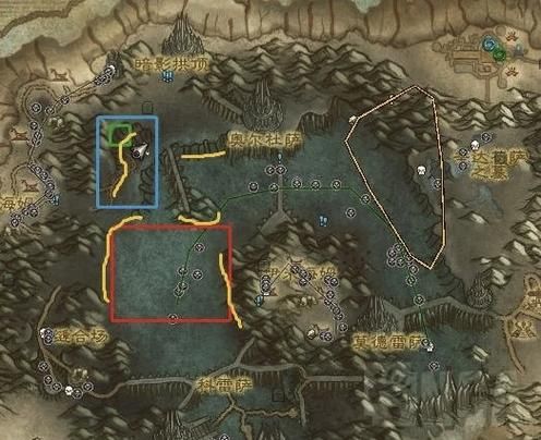 wow矿点分布图2024 快速找到稀有矿石位置