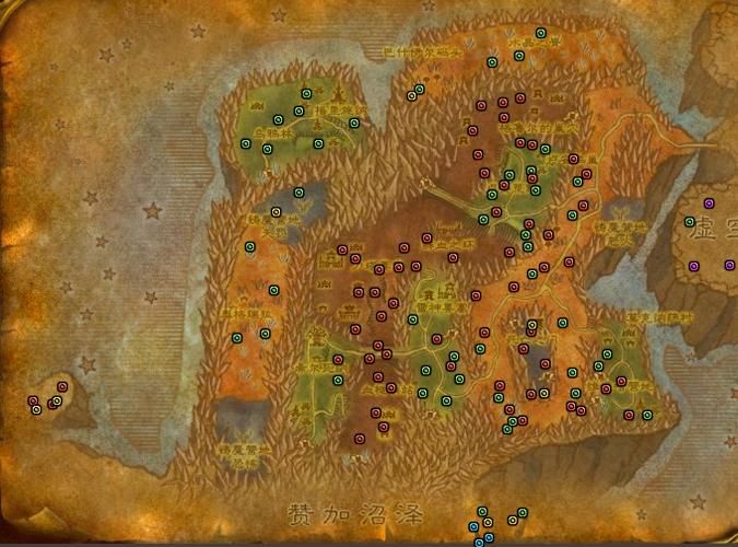 wow矿点分布图2024 快速找到稀有矿石位置