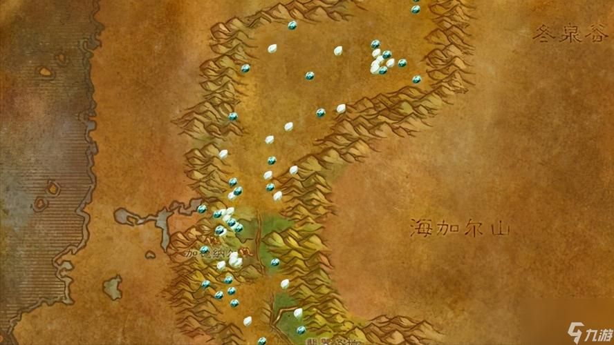 wow矿点分布图2024 快速找到稀有矿石位置