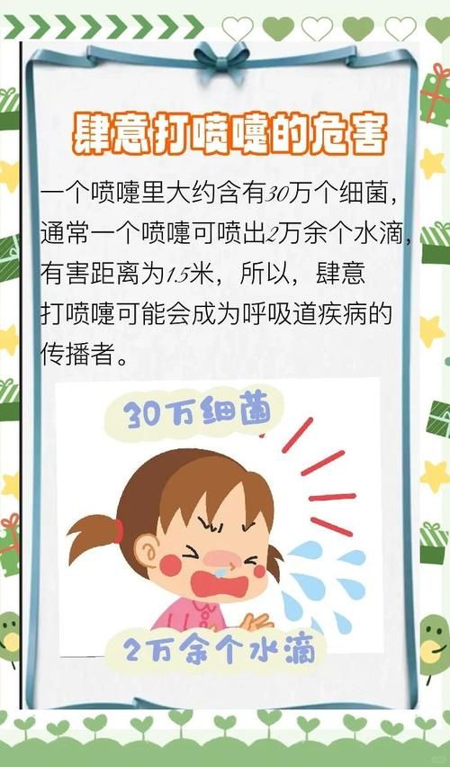 一个喷嚏能打多远 这些防护措施你要知道
