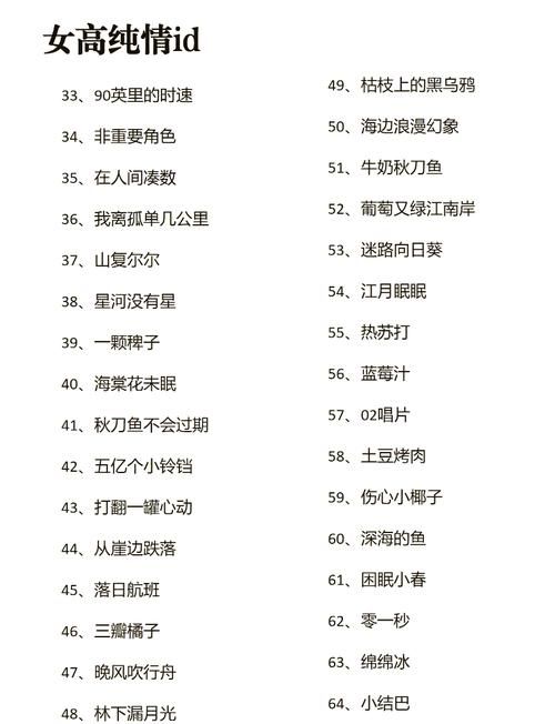 个性游戏角色名字推荐男生女生都能用