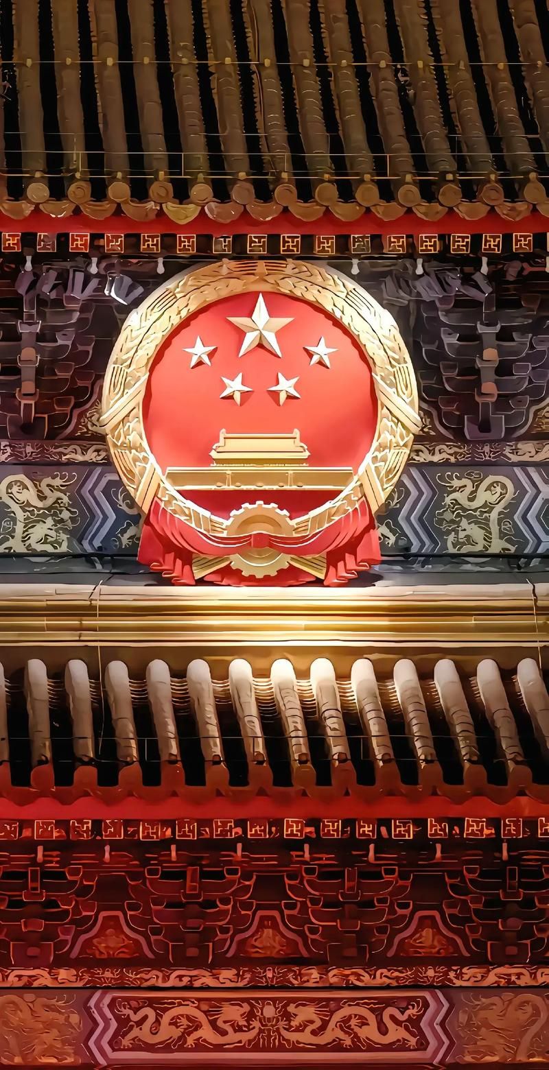 中国国徽高清图片手机壁纸 国旗国徽图案大全