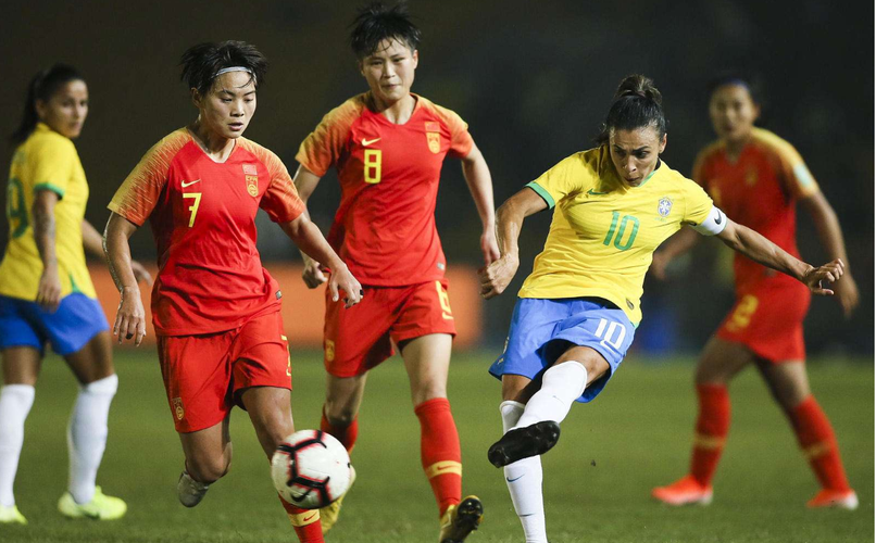 中国女足VS巴西赛后总结与精彩回放