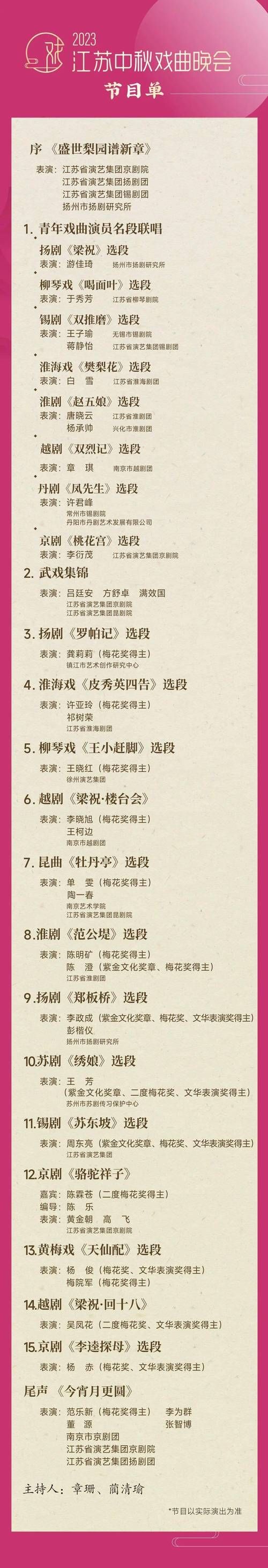 中秋节晚会节目单大揭秘今年有哪些新看点