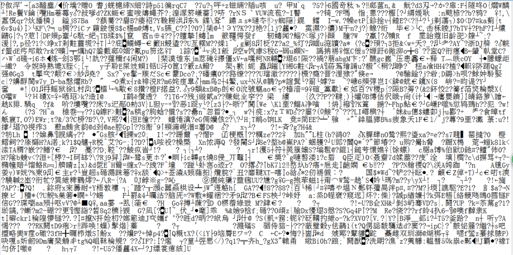 为什么会出现中文字幕乱码文字 详细解析来了